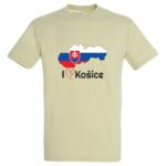 TRPR-M001 tricko slovakia i love kosice bledo zelena
