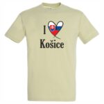 TRPR-M002 tricko i love kosice bledo zelene