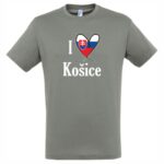 TRPR-M002 tricko i love kosice sive