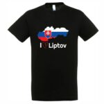 TRPR-M005 tricko slovakia i love liptov cierne