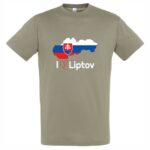 TRPR-M005 tricko slovakia i love liptov khaki