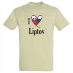TRPR-M006 tricko i love liptov bledozelene