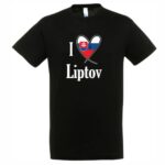 TRPR-M006 tricko i love liptov cierne