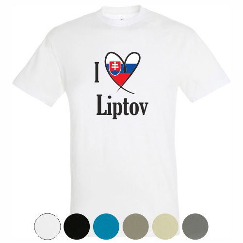 TRPR-M006 tricko i love liptov TRPR-M006 tricko i love liptov