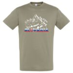 TRPR-M008 tricko slovensko hory khaki