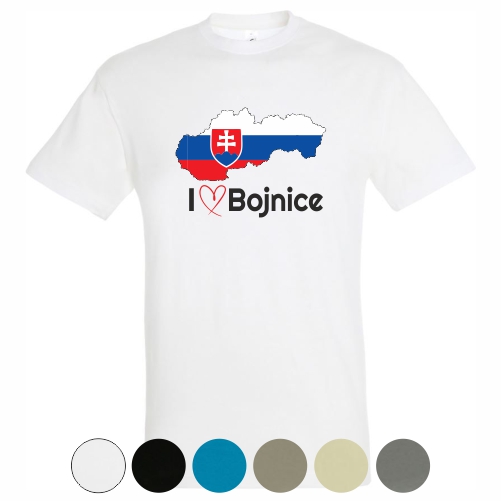 TRPR-M009 tricko slovakia mapa bojnice