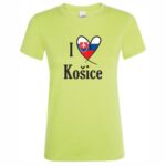 TRPR-MD002 tricko i love kosice zelene