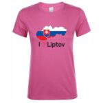 TRPR-MD005 tricko slovakia i love liptov ruzove
