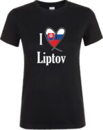 TRPR-MD006 tricko i love liptov cierne