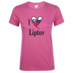 TRPR-MD006 tricko i love liptov ruzove