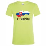 TRPR-MD009 tricko slovakia mapa bojnice zelene