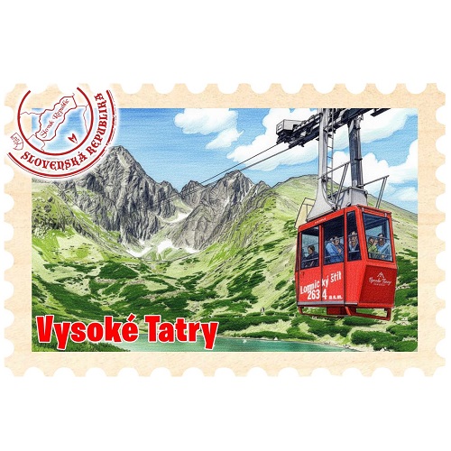 DZN-VT10 magnetka vysoke tatry znamka