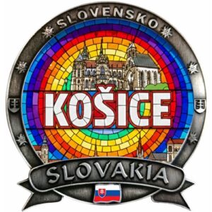 MAG-KE01 magnetka dekokov kosice strieborna