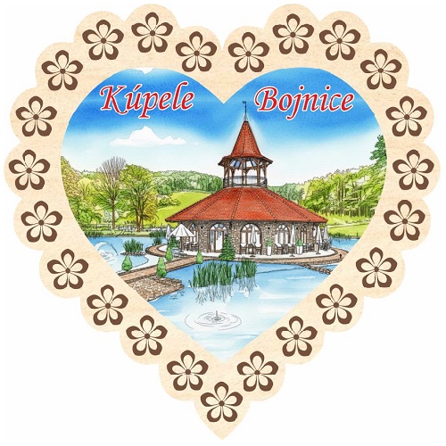 DSG-BO03 magnetka bojnica kupele srdce gravir