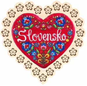 DSG-SK09 magnetka slovensko srdce gravir