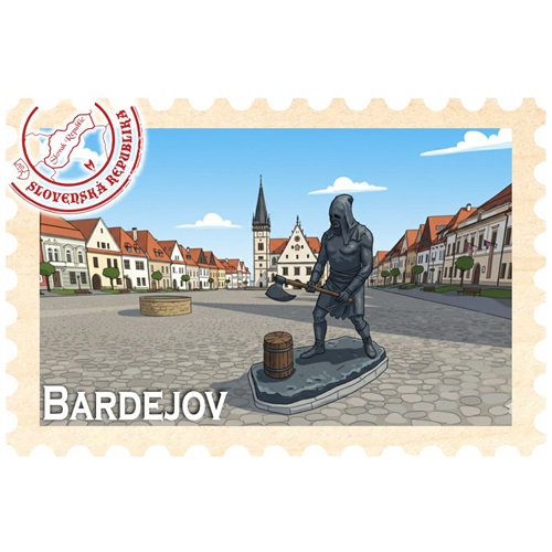 DZN-BJ03 magnetka bardejov znamka