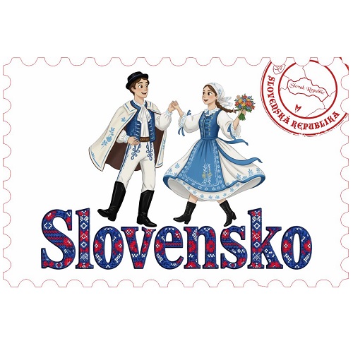 DZN-SK03 magnetka znamka slovensko