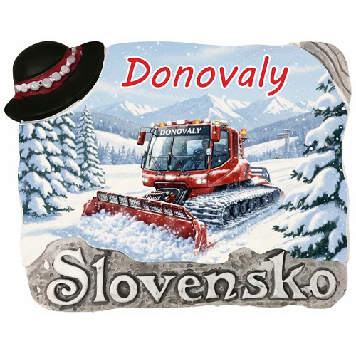 KD9-DO01 magnetka donovaly kompozitna klobuk