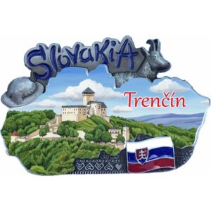 KM1-TN01 magnetka trencin mapa strieborna