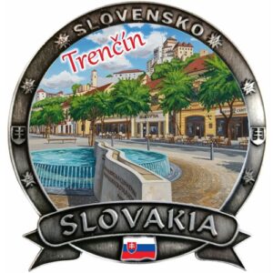 MAG1-SVK14 magnetka trencin strieborna