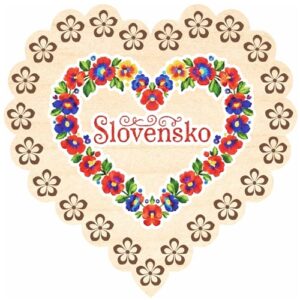 DSG-SK12 magnetka slovensko srdce