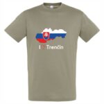TRPR-M014 tricko trencin mapa khaki