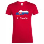 TRPR-MD013 tricko trencin mapa cervene