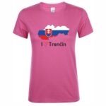 TRPR-MD013 tricko trencin mapa ruzove