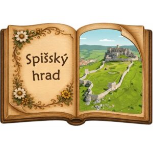 DK-SH01 magnetka kniha spissky hrad