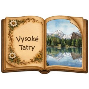 DK-VT03 magnetka vysoke tatry strbske pleso kniha