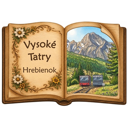 DK-VT04 magnetka vysoke tatry hrebienok kniha