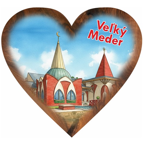 DSR-VM02 magnetka velky meder srdce DSR-VM02 magnetka velky meder srdce